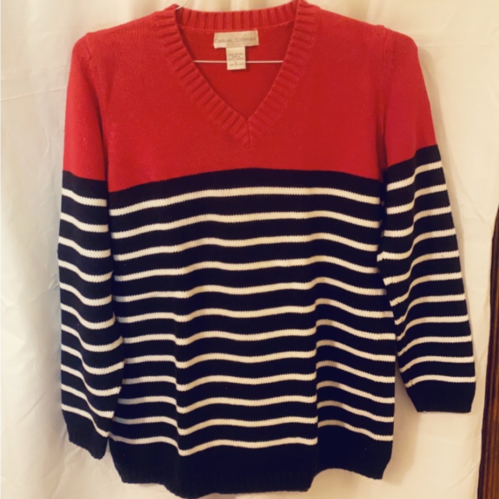 Casual Corner v-neck sweater